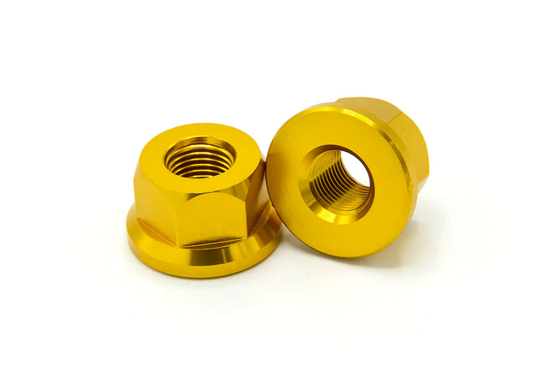 Theory Aluminum Axle Nut - 3/8" x 26 (Various Colors) - Downtown Bicycle Works 