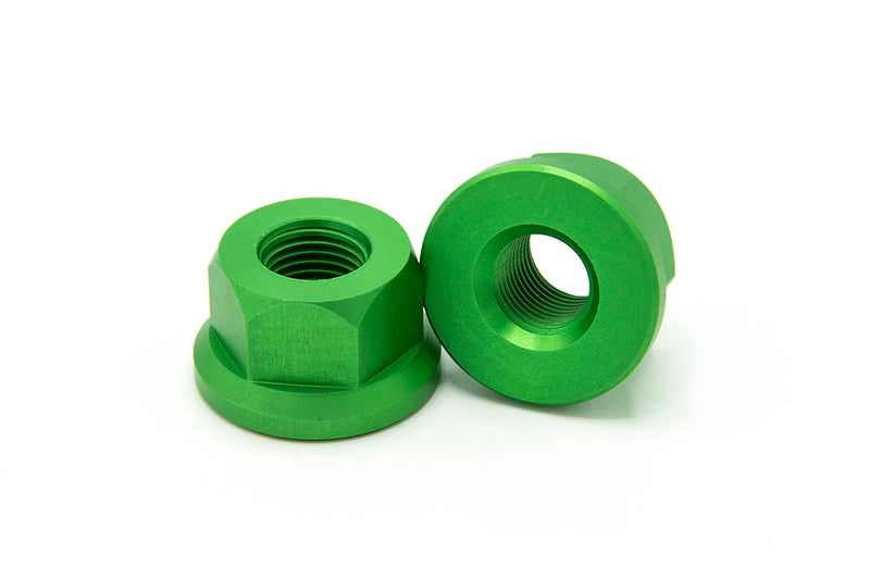 Theory Aluminum Axle Nut - 3/8" x 26 (Various Colors) - Downtown Bicycle Works 