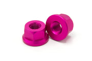 Theory Aluminum Axle Nut - 3/8" x 26 (Various Colors) - Downtown Bicycle Works 