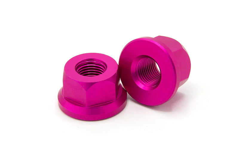 Theory Aluminum Axle Nut - 3/8" x 26 (Various Colors) - Downtown Bicycle Works 