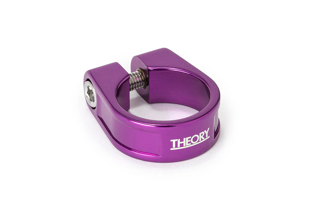Theory Trusty Single Bolt Seat Clamp - 28.6mm (Various Colors)