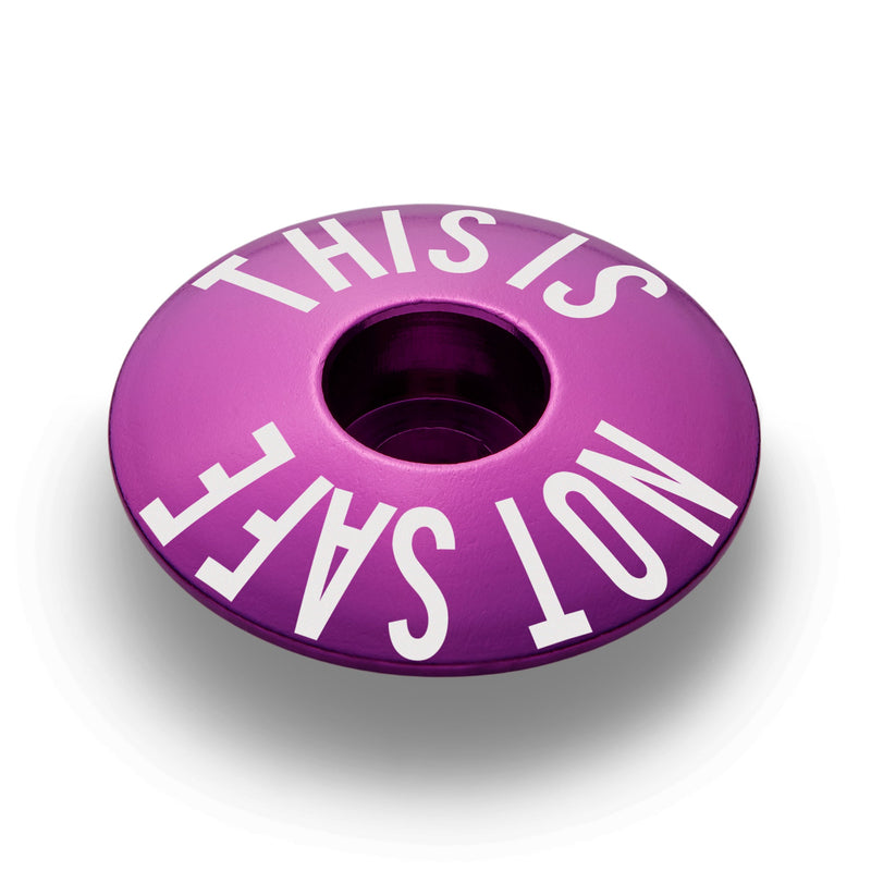 This Is Not Safe Bicycle Headset Cap