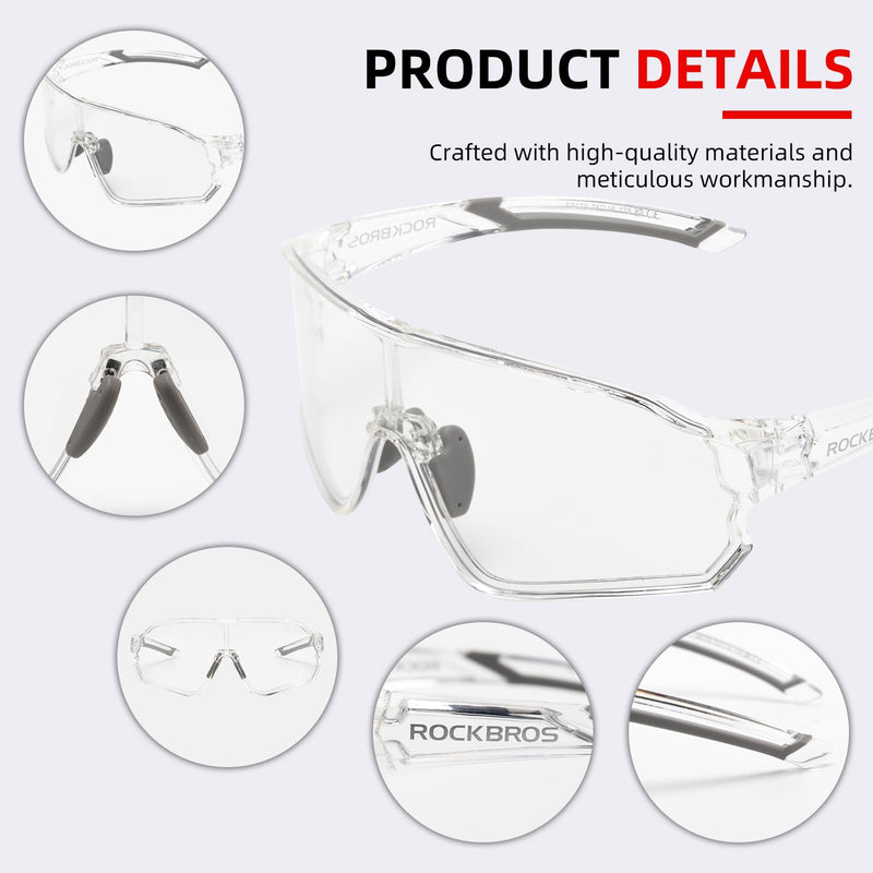 Thickened PC Lens Photochromic Sunglasses (UV400)