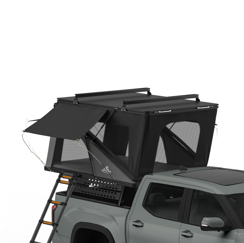 Alpine 61 Hardshell Rooftop Tent – Aluminum, 2–3 Person, 4-Season Overland Tent for SUVs & Trucks – Black Compact Design