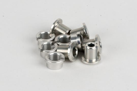 Sinz Alloy Long Chainring Bolts (Various Colors) - Downtown Bicycle Works 