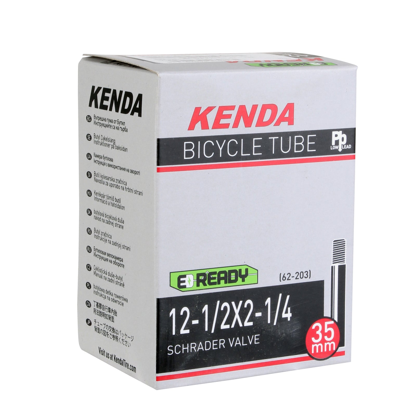 Kenda Schrader Valve Tube - 12.5 x 2.25"