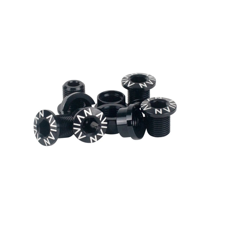 Avian Alloy BMX Chainring Bolts- Black