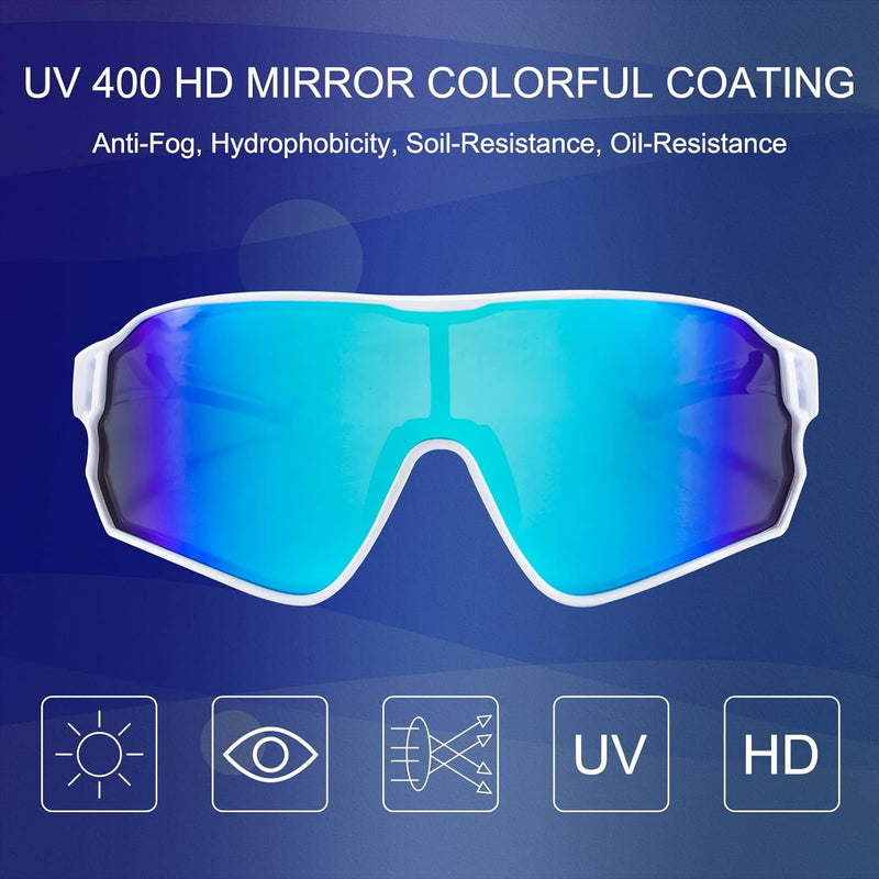 UV400 Polarized Sunglasses for Cycling