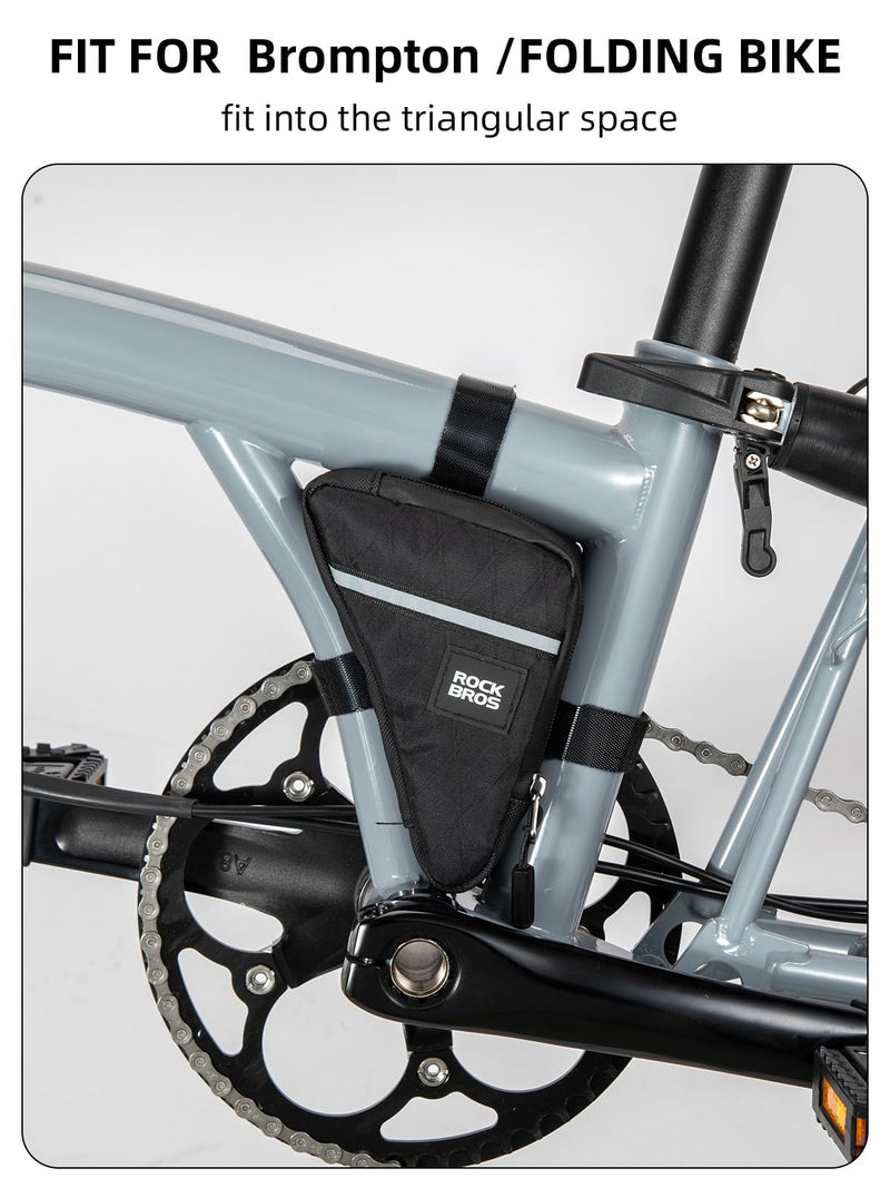 Compact Triangle Bike Tool Storage Bag