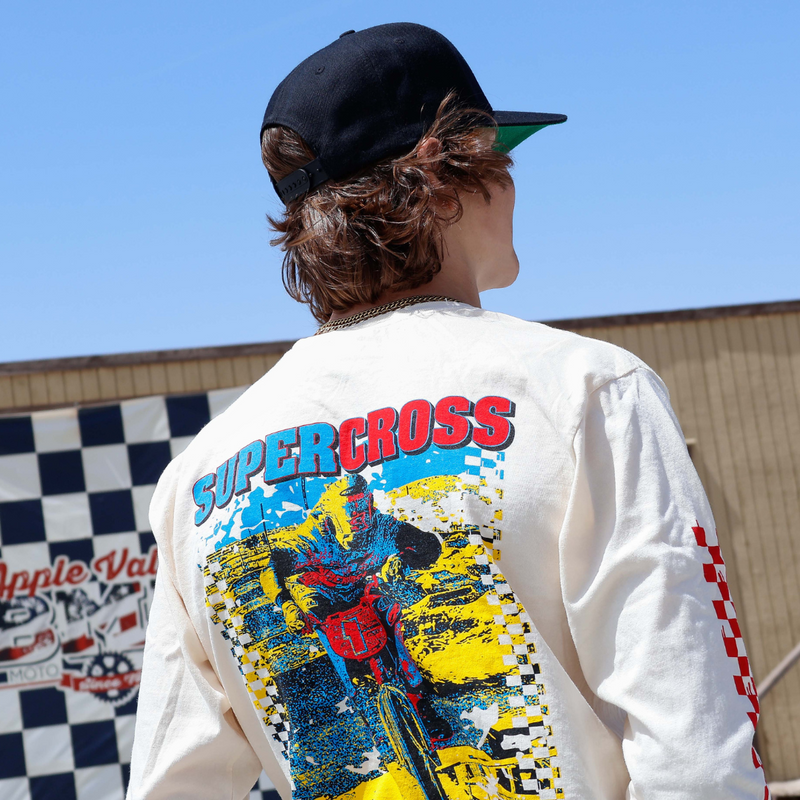 Supercross BMX | Riding Fast and Haul Ass Long Sleeve T-Shirt