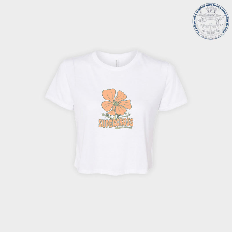 Supercross BMX | Trippy Botanical Poppy Womens Shirt