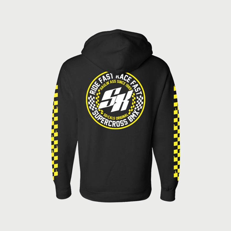 Supercross BMX | Ride Fast Race Fast Pullover Hoodie