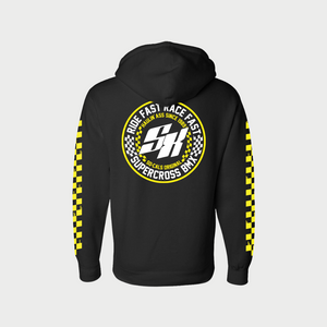 Supercross BMX | Ride Fast Race Fast Pullover Hoodie