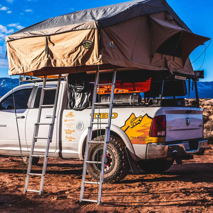 Elite Rooftop Tent with Annex Room – 4–5 Person – Tan – Overland Family Tent