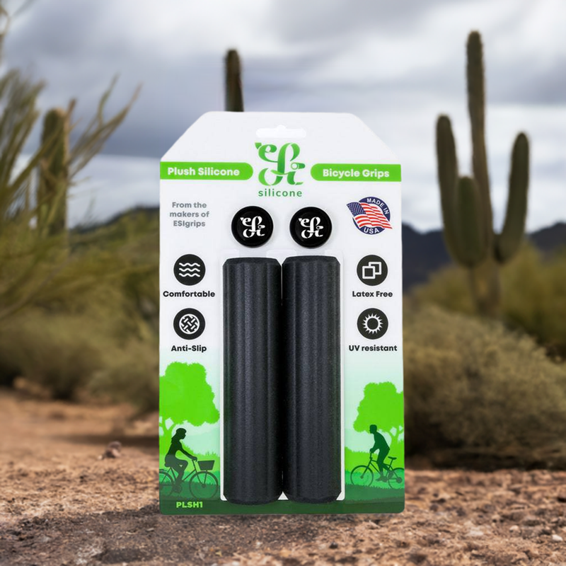 Plush Silicone Bicycle Grips