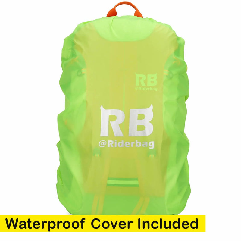 High Visibility Orange Reflective Commuter Bike Backpack |Riderbag Reflektor35