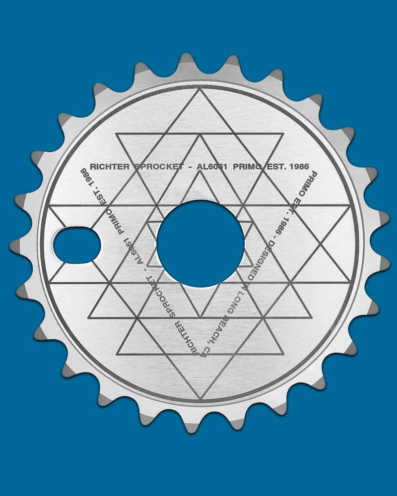 Primo Zia Sprocket - Black Or Silver (25T)