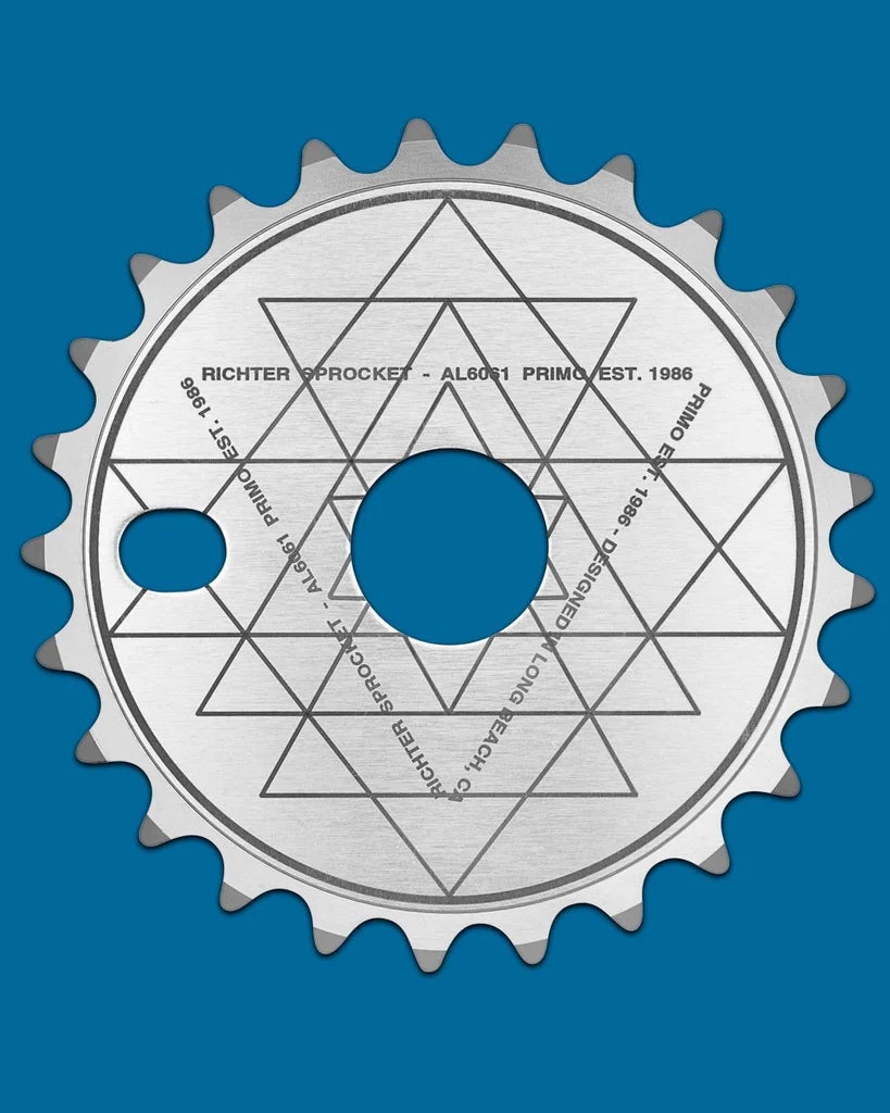 Primo Zia Sprocket - Black Or Silver (25T)