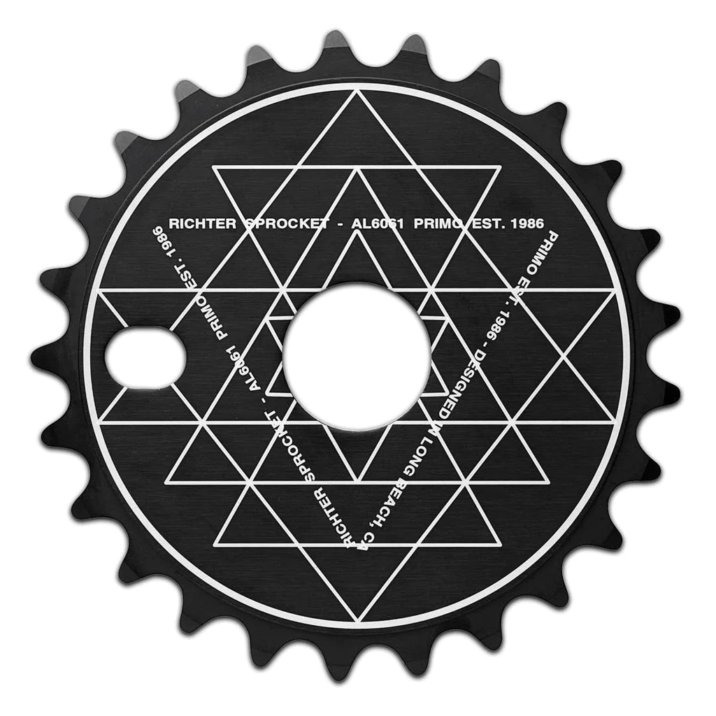 Primo Zia Sprocket - Black Or Silver (25T)