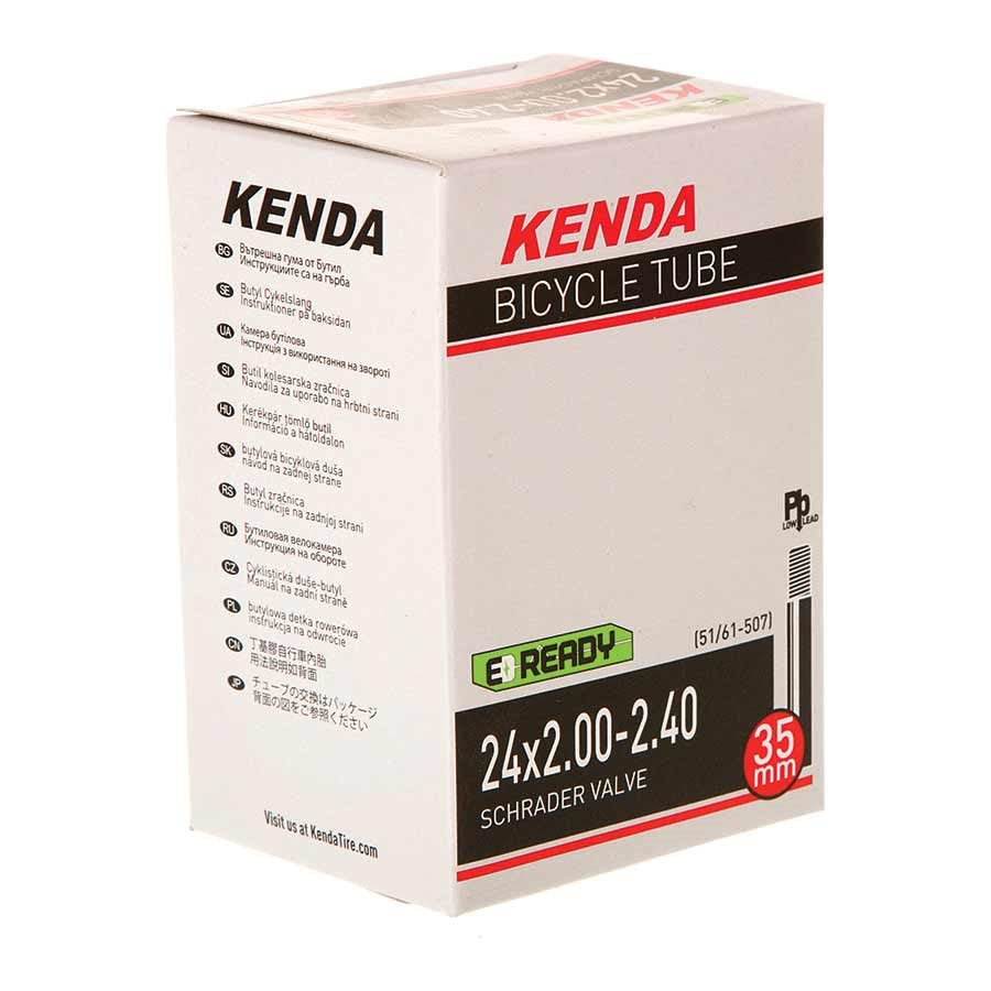 Kenda Schrader Valve Tube - 24x2.00-2.40" - Downtown Bicycle Works 
