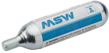 MSW CO2-20 Compressed Air CO2 Cartridge - 20g - Downtown Bicycle Works 