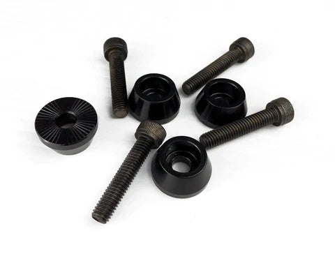Crupi Quad Mini/Expt 28H Hub Volcano Kit - Black - Downtown Bicycle Works 