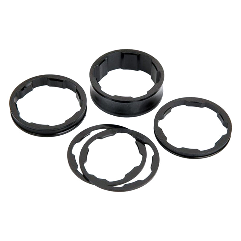 Box Two Stem Spacers - 1" (Black) - Downtown Bicycle Works 