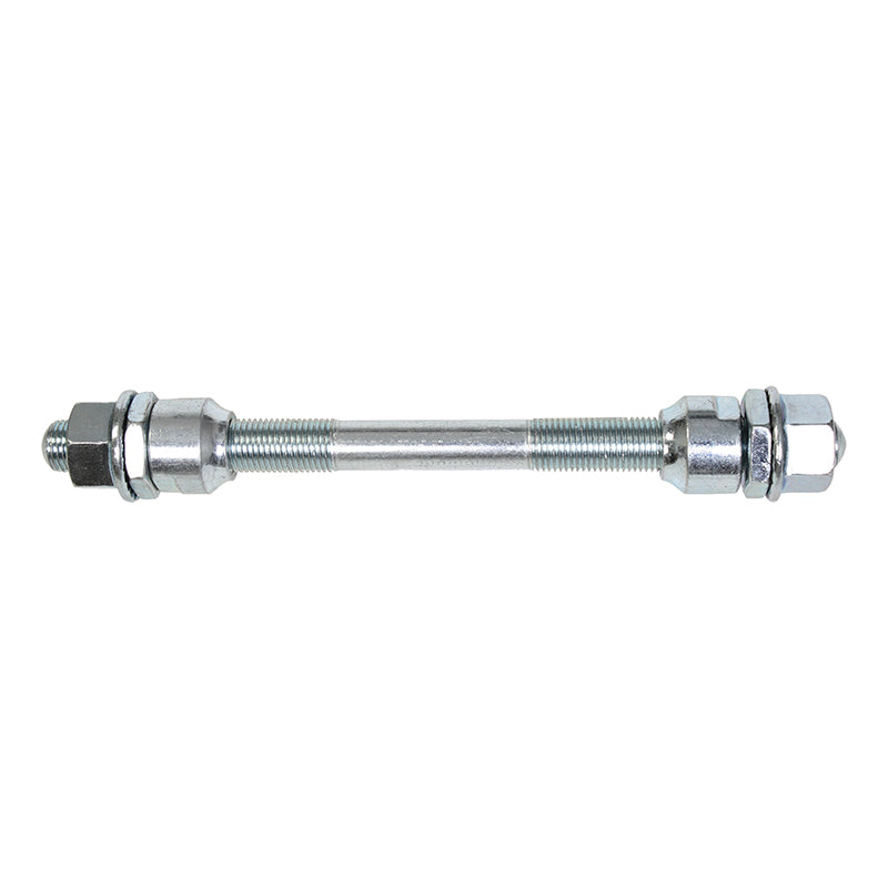 Wheelmaster Front Axle (3/8 x 26 x 96 x140) - Downtown Bicycle Works 