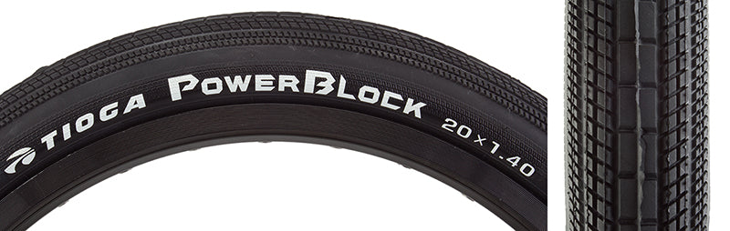 Tioga Powerblock Tire - (Various Sizes) - Downtown Bicycle Works 