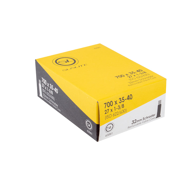 Sunlite Standard Schrader Valve Tube - 700 x 35-40 - Downtown Bicycle Works 