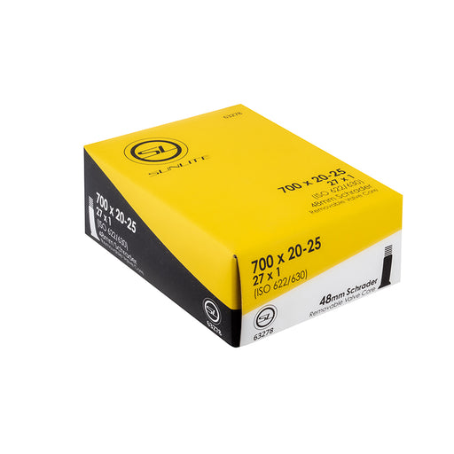 Sunlite Standard Schrader Valve Tube - 700 x 20-25" - Downtown Bicycle Works 
