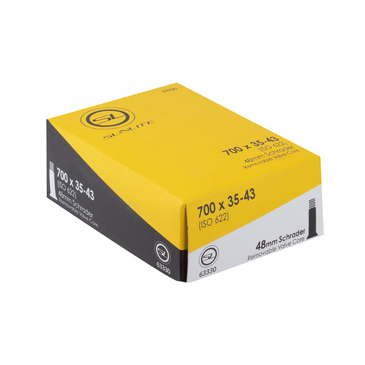 Sunlite Standard Schrader Valve Tube - 700x35-43 - Downtown Bicycle Works 