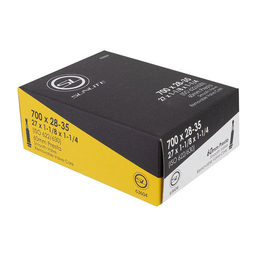 Sunlite Standard Presta Valve Tube - 700 x 28-35" - Downtown Bicycle Works 