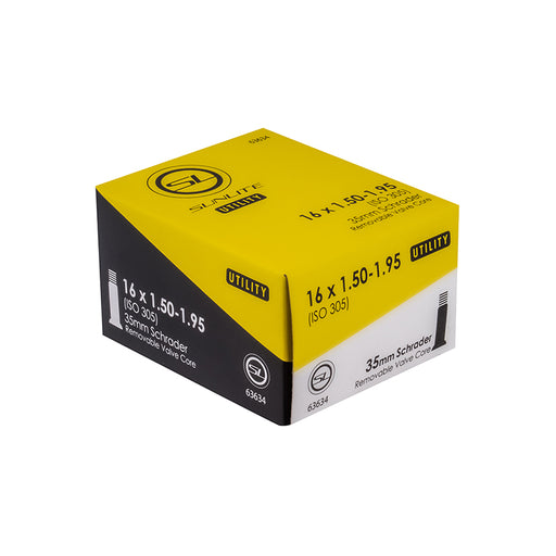Sunlite Utility Schrader Valve Tubes - 16 x 1.50-1.95" - Downtown Bicycle Works 