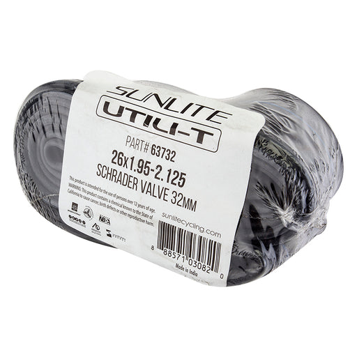 Sunlite Utili-T Standard Schrader Valve Tubes - 26x1.95-2.125 - Downtown Bicycle Works 