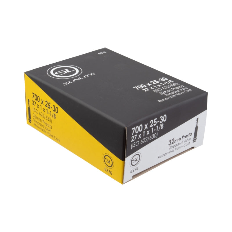 Sunlite Standard Presta Valve Tube - 700 X 25-30" - Downtown Bicycle Works 