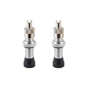 Alienation Tubeless Alloy Schrader Valves (Black Or Silver) - Downtown Bicycle Works 