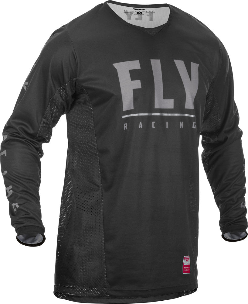Fly Racing Patrol Jersey - Black (Various Sizes) - Downtown Bicycle Works 