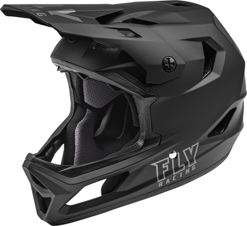 Fly Racing Rayce Helmet - Matte Black (Various Sizes) - Downtown Bicycle Works 