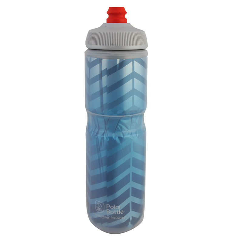 Polar Bottles Breakaway Bolt Insulated Water Bottle - 24oz (Cobalt Blue/Silver) - Downtown Bicycle Works 