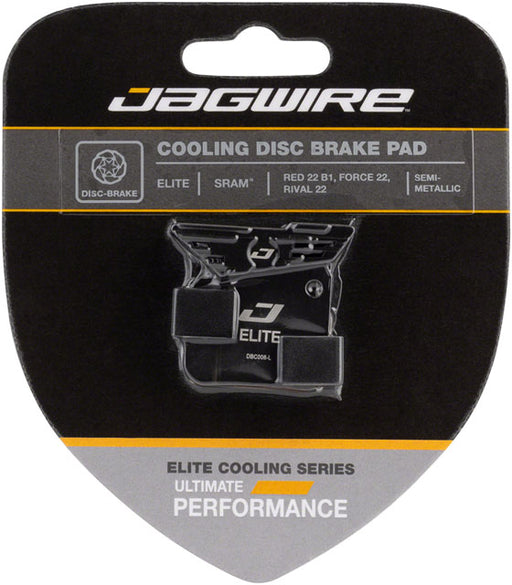 Jagwire Elite Cooling Disc Brake Pad - Semi-Metallic (Aluminum Backed) - Downtown Bicycle Works 
