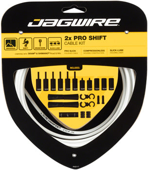Jagwire Pro Shift Kit Road/Mountain SRAM/Shimano - White - Downtown Bicycle Works 