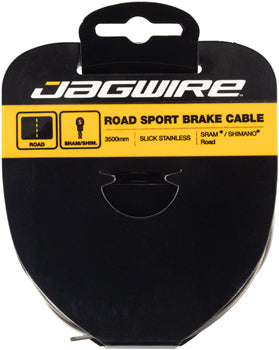 Jagwire Sport Brake Cable Slick Stainless 1.5x3500mm SRAM/Shimano Road Tandem - Downtown Bicycle Works 
