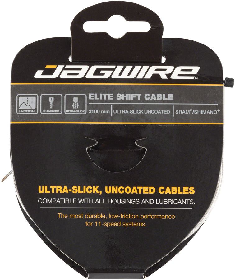 Jagwire Elite Ultra-Slick Derailleur Cable Stainless - 1.1x3100mm - Downtown Bicycle Works 
