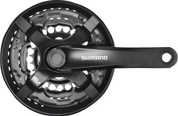 Shimano Tourney FC-TY501 Crankset - 170mm (48/38/28t) - Downtown Bicycle Works 