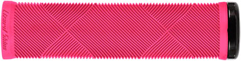 Lizard Skins Strata Lock-On Grips - Pink - Downtown Bicycle Works 