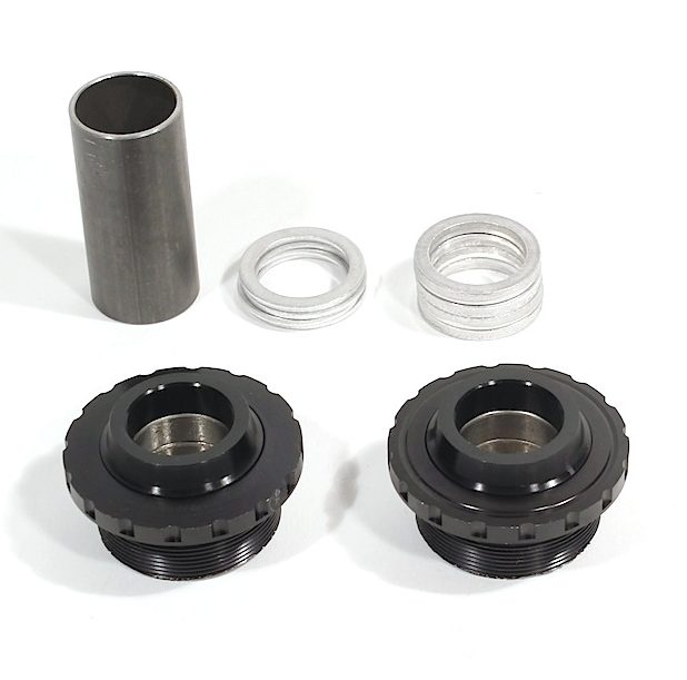 Profile Racing Euro Internal Bottom Bracket 19mm (Black Or Silver) - Downtown Bicycle Works 