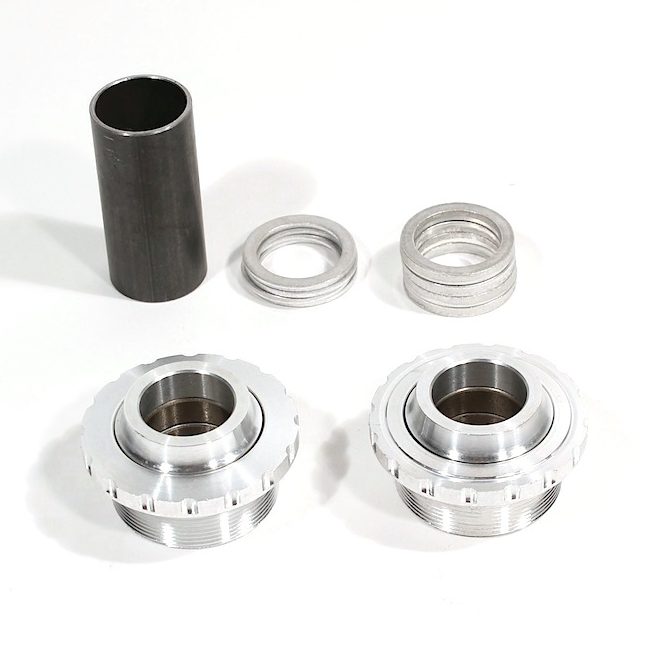 Profile Racing Euro Internal Bottom Bracket 19mm (Black Or Silver) - Downtown Bicycle Works 