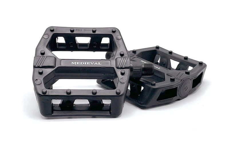 Medieval Sabaton Pedal - Black - Downtown Bicycle Works 