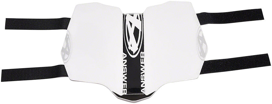 Answer BMX Side Number Plate - White/Black - Downtown Bicycle Works 